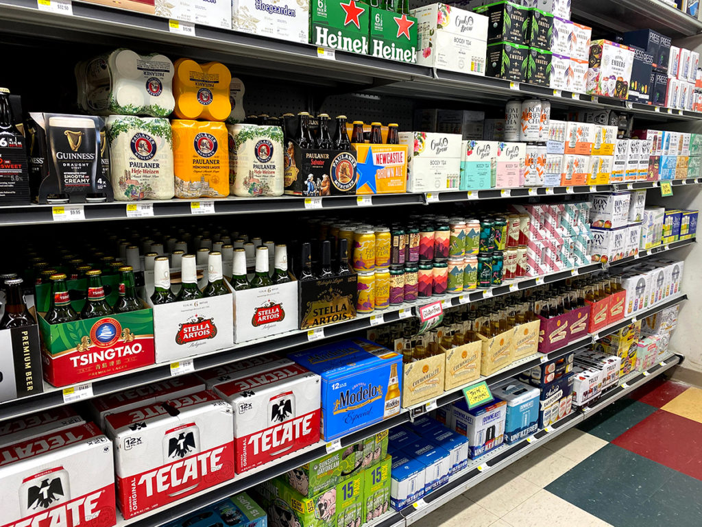 photo of beer selection