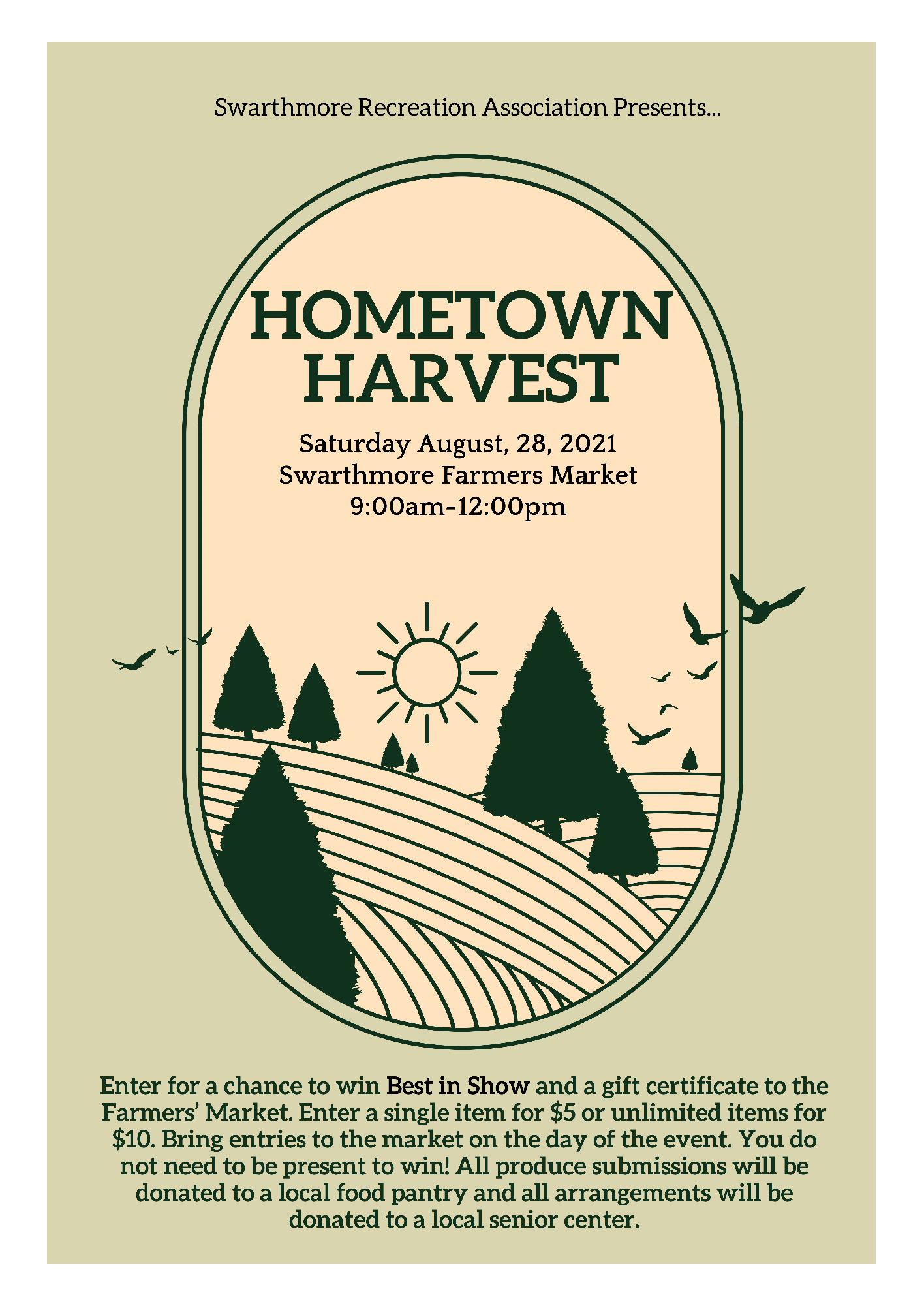 hometown harvest poster